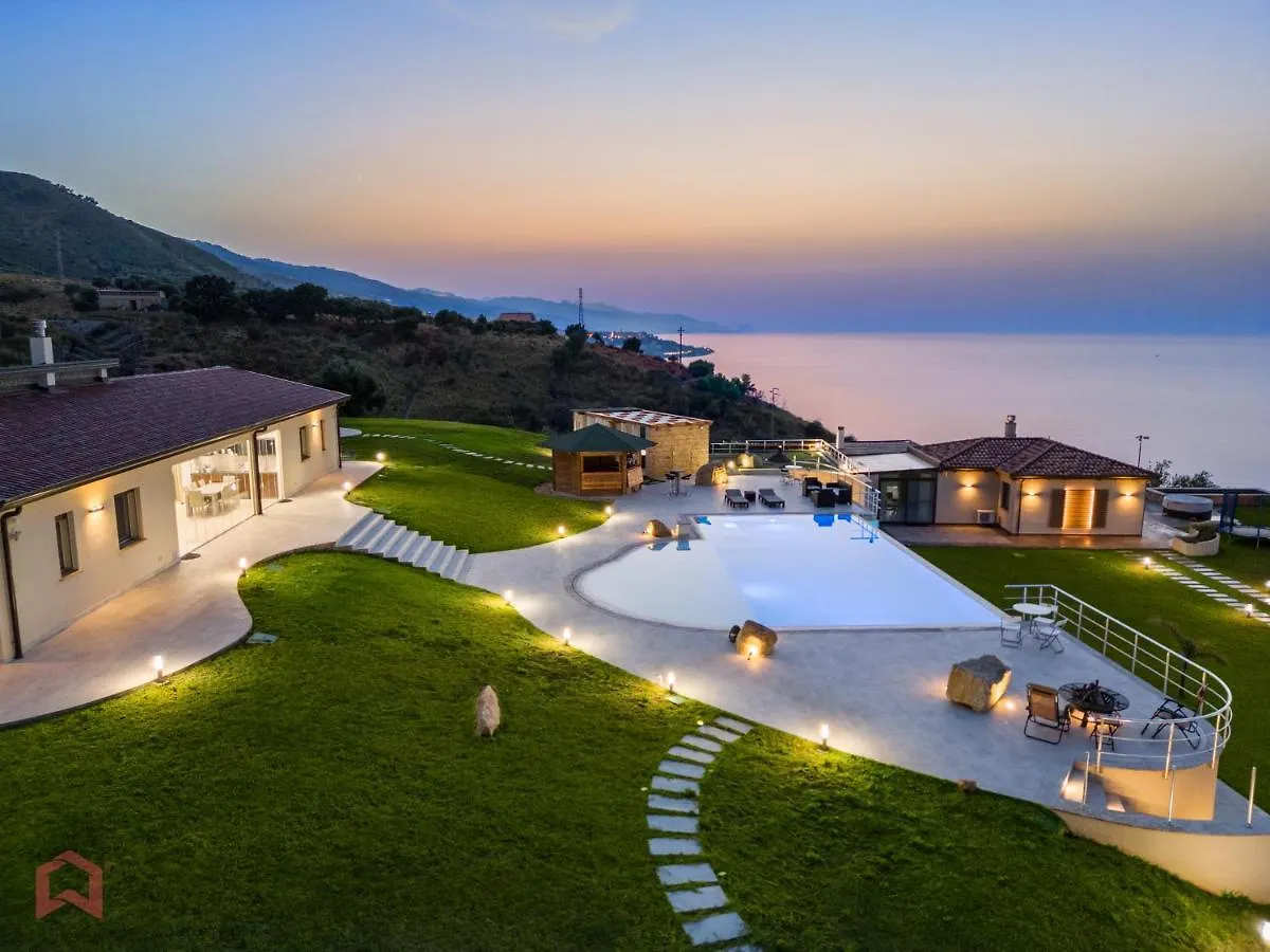 Villa Di Lusso Con Piscina A Sfioro Vicino Cefalu Santo Stefano di Camastra